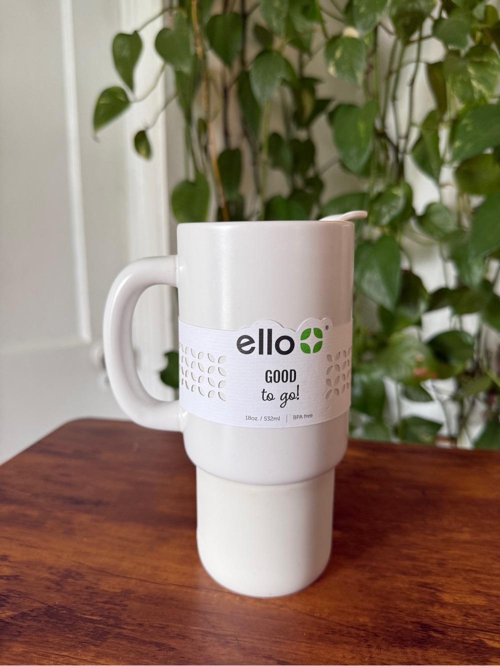 Ello good to go! White Travel Mug - Good To Go!